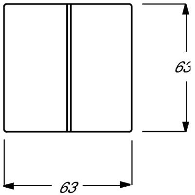 Busch-Jaeger bedieningswip 1785-82 ivoorwit