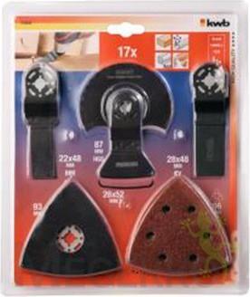 kwb 708900 Multitool toebehorenset 17 stuk(s)