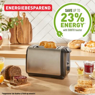Tefal Subito RVS Broodrooster 1300W - thumbnail