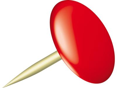 Alco al-151-12 punaises sun 9,5mm messing doos a 100 stuks rood