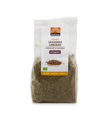 Mattisson Organic gekiemde lijnzaad gemalen omega 3 bio (180 gr) Mattisson Organic gekiemde lijnzaad gemalen omega 3 bio (180 gr)