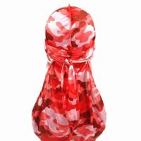 w-8 Camouflage lange-tailed Pirate Hat tulband Cap afdrukken - thumbnail