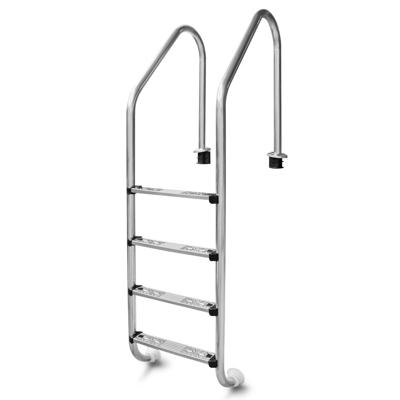 W'eau RVS zwembadtrap 4 treden - AISI 304