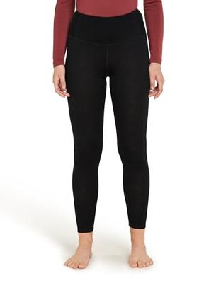 Icebreaker Merino 260 Tech High Rise Thermobroek Dames Black M