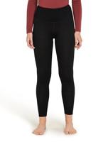 Icebreaker Merino 260 Tech High Rise Thermobroek Dames Black M - thumbnail