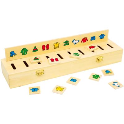 Small Foot afbeeldingen sorteerbox, 55 dlg.