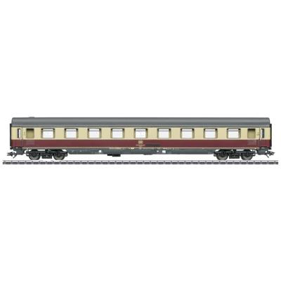 Märklin 43852 H0 sneltreinrijtuig purperrood/beige 1e klas van de DB Avmz 111 Märklin 43852 H0 sneltreinrijtuig purperrood/beige 1e klas van de DB Avmz 111