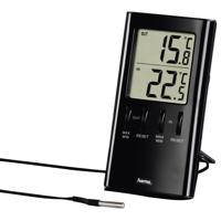 Hama lcd-thermometer t-350 zwart - thumbnail