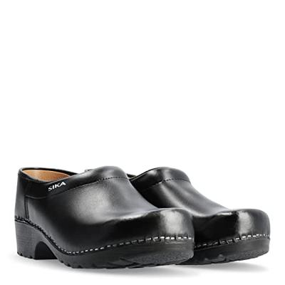 SIKA 124 Klomp Traditionel Dichte Hak PU Zwart - Maat 46 - 16.089.075.46