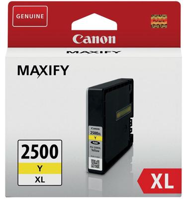Canon inktcartridge PGI-2500XL, 1.760 pagina&apos;s, OEM 9267B001, geel