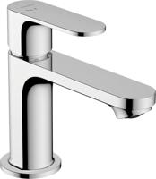 Wastafelmengkraan HansGrohe Rebris S Eengreeps 80 CoolStart Met Metalen Trekwaste Chroom - thumbnail