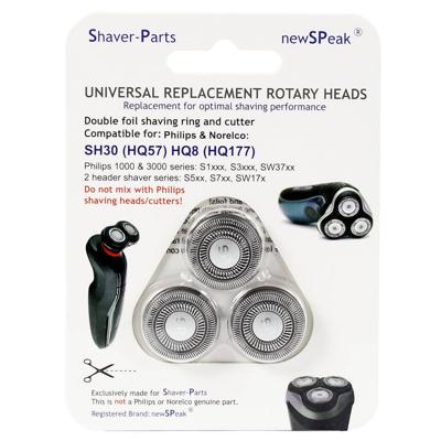 Huismerk Universele scheerkoppen voor de SH30, HQ8, HQ177,