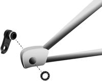 Union GH-247 Derailleurhanger - Zwart - thumbnail