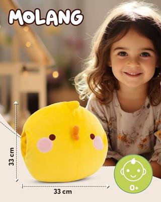 Molang Piu Piu kussen handwarmer - 33 cm