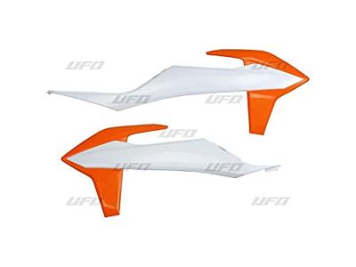 UFO PLAST radiateurafdekking radiator covers ufo ktm white/ orange