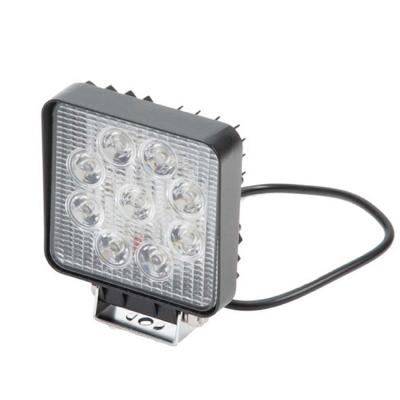 Trailergear werklamp 9 led vierkant