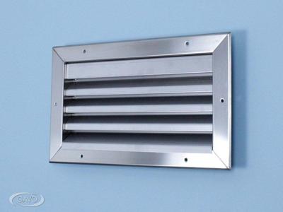 Buitenmuurrooster Inbouwmaat (bxh) 300 X 200mm - Rvs 304 Buitenmuurrooster Inbouwmaat (bxh) 300 X 200mm - Rvs 304