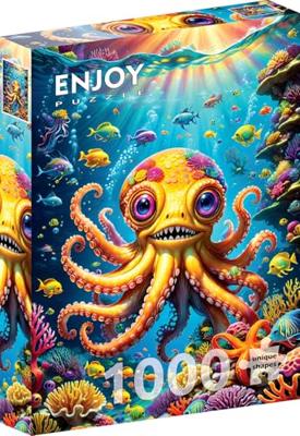 Cute Octopus Puzzel 1000 Stukjes