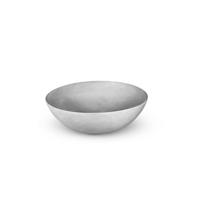 Looox Ceramic raw waskom - 40cm - rond - light grey wwk40lg - thumbnail