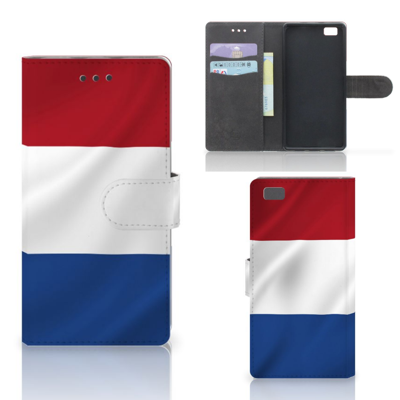 Huawei Ascend P8 Lite | Bookstyle Case | Nederlandse Vlag Huawei Ascend P8 Lite | Bookstyle Case | Nederlandse Vlag