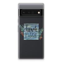 Google Pixel 6 Pro Telefoonhoesje met Naam Boho Beach - thumbnail