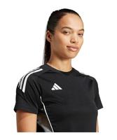 adidas Tiro 25 Competition Trainingsshirt Dames Zwart Grijs Wit - thumbnail