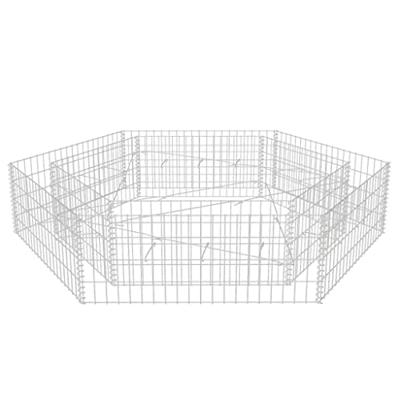 VidaXL Gabion plantenbak verhoogd zeshoekig 200x173x40 cm VidaXL Gabion plantenbak verhoogd zeshoekig 200x173x40 cm