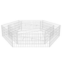 VidaXL Gabion plantenbak verhoogd zeshoekig 200x173x40 cm - thumbnail