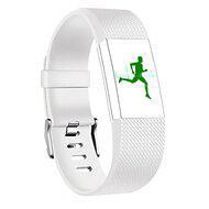 Fitbit Charge 2 sportbandje - Maat: Large - Wit Fitbit Charge 2 sportbandje - Maat: Large - Wit