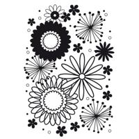 Vaessen Creative • embossing folder bloemenpatroon - thumbnail