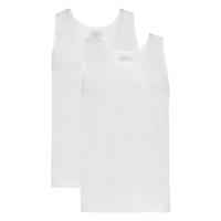 2-Pack Basics Heren singlet - 32298 - 100% Biologisch katoenen heren onderhemd - heren hemden wit - thumbnail