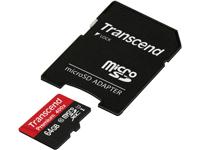 Transcend Premium microSDXC-kaart Industrial 64 GB Class 10, UHS-I Incl. SD-adapter - thumbnail