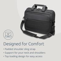 Kensington EQ laptoptas voor 16 inch laptops, zwart - thumbnail