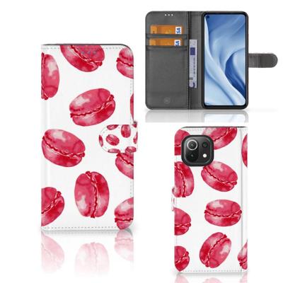 Xiaomi 11 Lite 5G NE | Mi 11 Lite | Book Cover | Pink Macarons