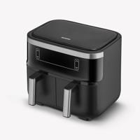 Severin FR2453 Heteluchtfriteuse XXL 2x3.8L 2850W Zwart/Zilver - thumbnail