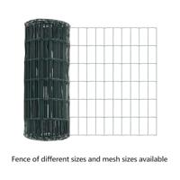 VidaXL Euro hek groen 0,4 x 25 m pvc-gecoat ijzer - thumbnail
