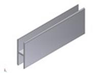 H-profiel alu brute 30x7x1.5mm (2mtr) - thumbnail