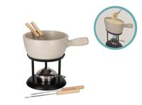 JENS Living Fondue Set - Large - 22 x 16 x 20 cm - Beige - thumbnail