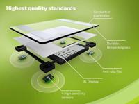 Soehnle Shape Sense Connect 100 Analyse-personenweegschaal Digitaal Weegbereik (max.): 180 kg Grijs, Metaal Met Bluetooth - thumbnail