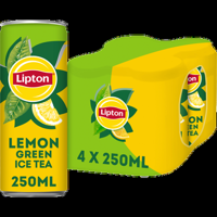 Lipton Ice Tea Green Lemon 4 x 250 ml bij Jumbo - thumbnail
