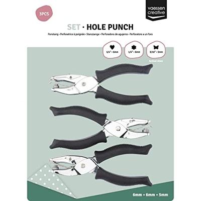 Vaessen Creative • ponstang set hart bloem vlinder 3st.