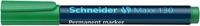 Schneider permanent marker Maxx 130 groen - thumbnail