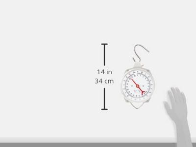 Weegklok, 10kg, schaalverdeling 50gr.