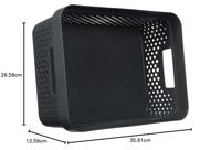 Curver infinity dots opbergbox 11l antraciet - thumbnail