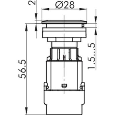 Schlegel BTL5K Contactelement Met fitting 1x NC, 1x NO Moment 250 V 1 stuk(s)