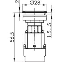 Schlegel BTL5K Contactelement Met fitting 1x NC, 1x NO Moment 250 V 1 stuk(s) - thumbnail