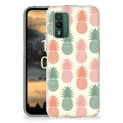 Nokia XR21 | Siliconen Case | Ananas
