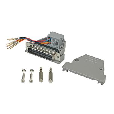 ROLINE DB25 male-RJ45 female 8P/8C 8 aders.