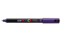 Uni-Posca Posca marker, afm pc-1mr, lijndikte 0,7 mm, extra-fijn, violet, 1 stuk - thumbnail