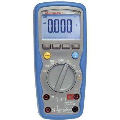 Multimetrix DMM 210 Multimeter Digitaal Waterbestendig (IP67) CAT III 1000 V, CAT IV 600 V Weergave (counts): 6000 Multimetrix DMM 210 Multimeter Digitaal Waterbestendig (IP67) CAT III 1000 V, CAT IV 600 V Weergave (counts): 6000